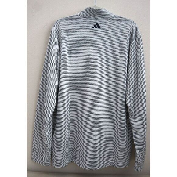 Adidas Golf JL5260 Men Sz XL White Standard Performance Printed 1/4-Zip Pullover - Picture 2 of 12